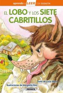 Portada EL LOBO Y LOS SIETE CABRITILLOS - LUCÍA MORA - SUSAETA