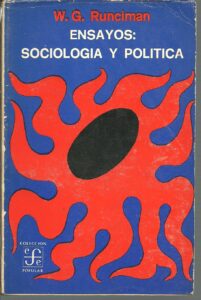 Portada ENSAYOS: SOCIOLOGIA Y POLITICA - W G RUNCIMAN - FONDO DE CULTURA ECONOMICA
