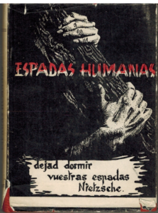 Portada ESPADAS HUMANAS - RAMON FERNANDEZ DE ALMAGRO - GRAFICAS HALAR