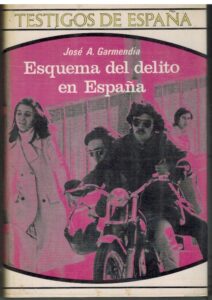 Portada ESQUEMA DEL DELITO EN ESPAÑA - JOSE A. GARMENDIA - PLAZA Y JANES