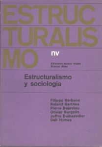 Portada ESTRUCTURALISMO Y SOCIOLOGIA - VARIOS AUTORES - NUEVA VISION