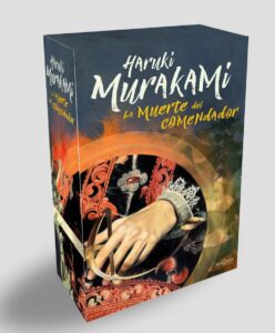 Portada ESTUCHE "LA MUERTE DEL COMENDADOR" - HARUKI MURAKAMI - TUSQUETS