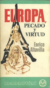 Portada EUROPA PECADO Y VIRTUD - ENRICO ALTAVILLA - PLAZA Y JANES