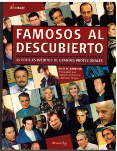 Portada FAMOSOS AL DESCUBIERTO - JULIO M BARROSO - NOWTILUS