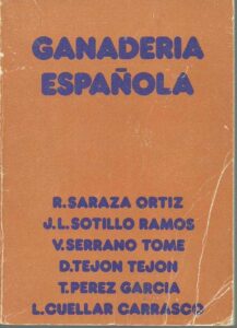 Portada GANADERIA ESPAÑOLA - VARIOS AUTORES - NACIONAL