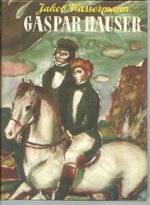 Portada GASPAR HAUSER - J WASSERMANN - JOSE JANES