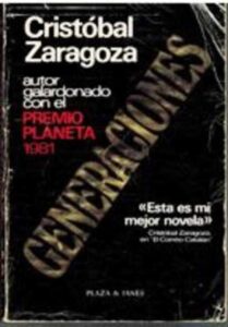 Portada GENERACIONES - CRISTOBAL ZARAGOZA - PLAZA Y JANES