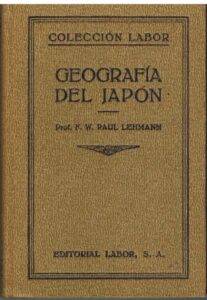 Portada GEOGRAFIA DEL JAPON - F W PAUL LEHMANN - LABOR