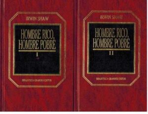 Portada HOMBRE RICO HOMBRE POBRE. TOMO I Y TOMO II - IRWIN SHAW - ORBIS