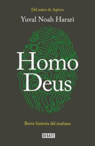 Portada HOMO DEUS - HARARI, YUVAL NOAH - DEBATE