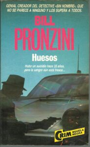 Portada HUESOS - BILL PRONZINI - MARTINEZ ROCA