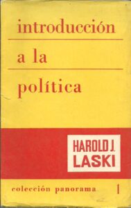Portada INTRODUCCION A LA POLITICA - HAROLD J LASKI - SIGLO XX