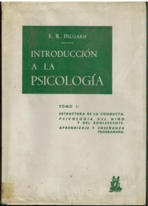 Portada INTRODUCCION A LA PSICOLOGIA TOMO I - E R  HILGARD - MORATA