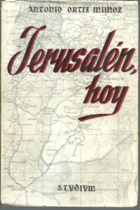Portada JERUSALEN HOY - ANTONIO ORTIZ MUÑOZ - STVDIVM DE CULTURA