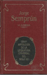 Portada LA ALGARABIA - JORGE SEMPRUN - PLAZA Y JANES