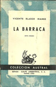 Portada LA BARRACA - VICENTE BLASCO IBAÑEZ - ESPASA CALPE