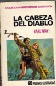 Portada LA CABEZA DEL DIABLO - KARL MAY - BRUGUERA