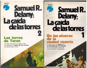 Portada LA CAIDA DE LAS TORRES 1  2 - SAMUEL R. DELANY - ADIAX