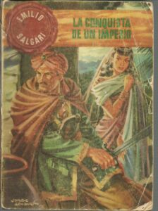 Portada LA CONQUISTA DE UN IMPERIO - EMILIO SALGARI - TORAY