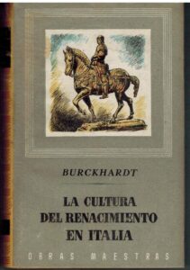 Portada LA CULTURA DEL RENACIMIENTO EN ITALIA - JACOB BURCKARDT - IBERIA