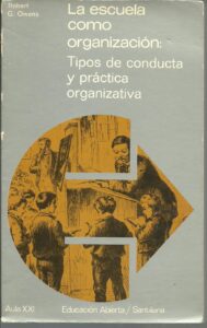 Portada LA ESCUELA COMO ORGANIZACION - ROBERT G. OWENS - SANTILLANA