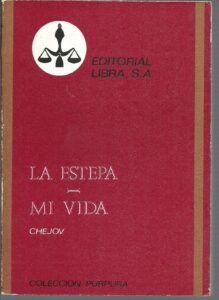 Portada LA ESTEPA  MI VIDA - CHEJOV - LIBRA