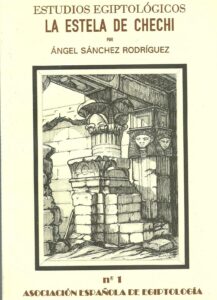 Portada LA ESTRELLA DE CHECHI - ANGEL SANCHEZ RODRIGUEZ - ASOCIACION ESPAÑOLA DE EGIPTOLOGIA