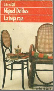 Portada LA HOJA ROJA - MIGUEL DELIBES - ARGOS VERGARA