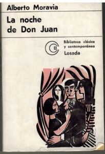 Portada LA NOCHE DE DON JUAN - ALBERTO MORAVIA - LOSADA