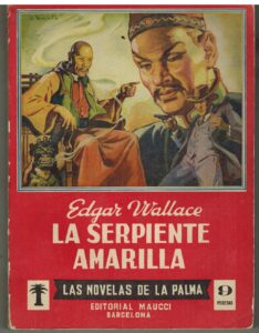 Portada LA SERPIENTE AMARILLA - EDGAR WALLACE - MAUCCI