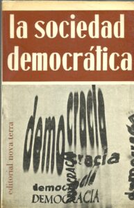 Portada LA SOCIEDAD DEMOCRATICA - VARIOS AUTORES - NOVA TERRA