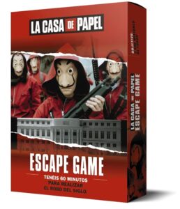 Portada LA CASA DE PAPEL. ESCAPE GAME - LAROUSSE EDITORIAL -