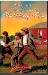 Portada LAS AVENTURAS DE HUCKLEBERRY FINN - MARK TWAIN - ESTUDIO DIDACTICO