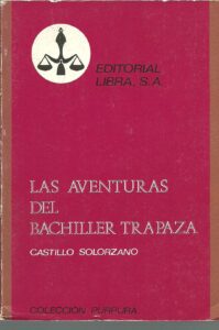 Portada LAS AVENTURAS DEL BACHILLER TRAPAZA - CASTILLO SOLORZANO - LIBRA