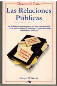 Portada LAS RELACIONES PUBLICAS - MANUEL M. GARCIA - AGATA