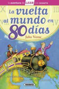 Portada LA VUELTA AL MUNDO EN 80 DÍAS - VERNE, JULIO - SUSAETA