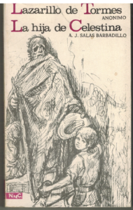 Portada LAZARILLO DE TORMES  LA HIJA DE CELESTINA - ANONIMO / A J SALAS BARBADILLO - NOVELAS Y CUENTOS