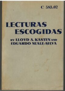 Portada LECTURAS ESCOGIDAS - LLOYD A KASTEN / EDUARDO NEALE SILVA - HARPER ROW