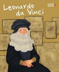Portada LEONARDO DA VINCI. HISTORIAS GENIALES (VVKIDS) - J. KENT - VICENS VIVES