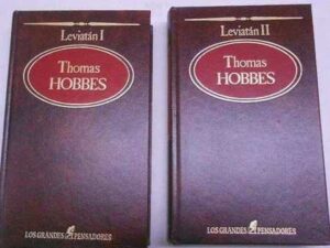Portada LEVIATAN O LA MATERIA FORMA Y PODER DE UNA REPUBLICA ECLESIASTICA Y CIVIL  - THOMAS HOBBES - SARPE