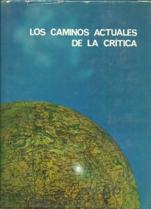 Portada LOS CAMINOS ACTUALES DE LA CRITICA - VARIOS AUTORES - PLANETA