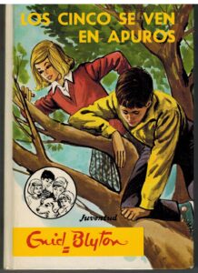 Portada LOS CINCO SE VEN EN APUROS - ENID BLYTON - JUVENTUD