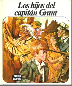 Portada LOS HIJOS DEL CAPITAN  GRANT - JULIO VERNE - AURIGA