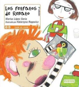 Portada LOS RETRATOS DE RENATO - MARISA LOPEZ SORIA - EVEREST