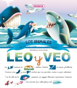 Portada LOS ANIMALES ( LEO Y VEO) - EQUIPO SUSAETA - SUSAETA