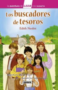 Portada LOS BUSCADORES DE TESOROS - EDITH NESBIT - SUSAETA