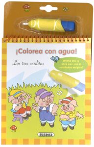 Portada LOS TRES CERDITOS (COLOREA CON - EDICIONES, SUSAETA - SUSAETA