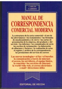 Portada MANUAL DE CORRESPONDENCIA COMERCIAL MODERNA - CARLOS GARRIDO - DE VECCHI