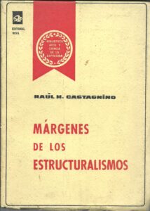 Portada MARGENES DE LOS ESTRUCTURALISMOS - RAUL H.CASTAGNINO - NOVA