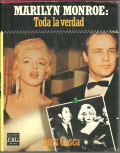 Portada MARILYN MONROE: TODA LA VERDAD - LUIS GASCA - PLAZA Y JANES